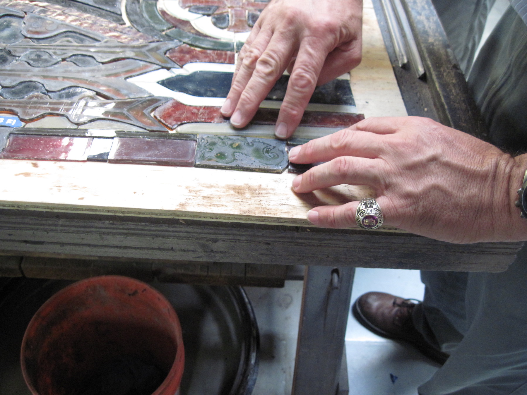 Performance considerations for historic window replacement and repair stained glass mosaics